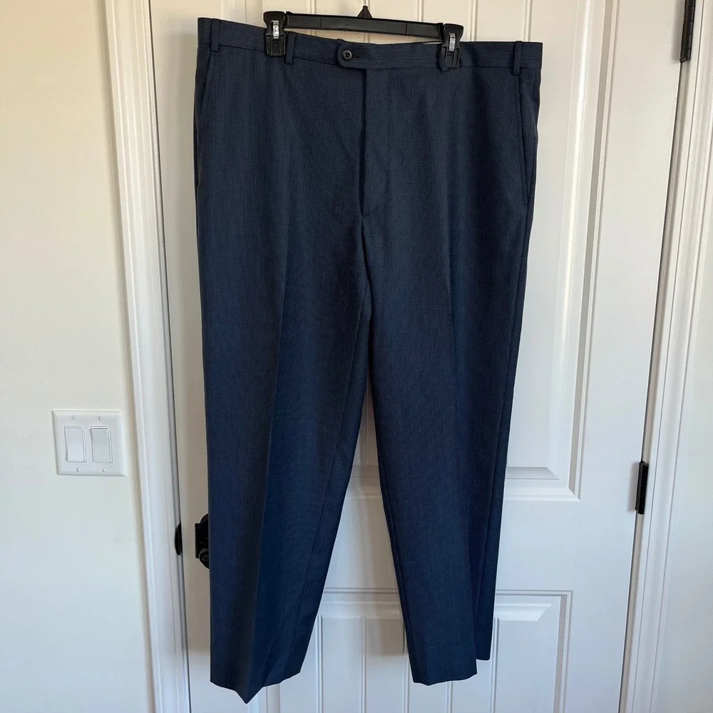 Zanella Wool Benny Dress Pants‎ Made in Italy Blue Men's 40 work pants